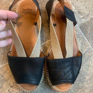 Toni Pons Etna Sandals (black) size 37 (approx 6.5US)